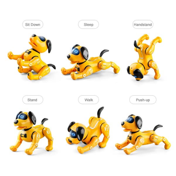 K11 RC Robot Hund Intelligent Leksak Programmering Interaktion med Musik 8+ Barn Valp Present