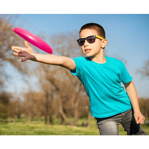 Färgglad plastfrisbee för barn och husdjur