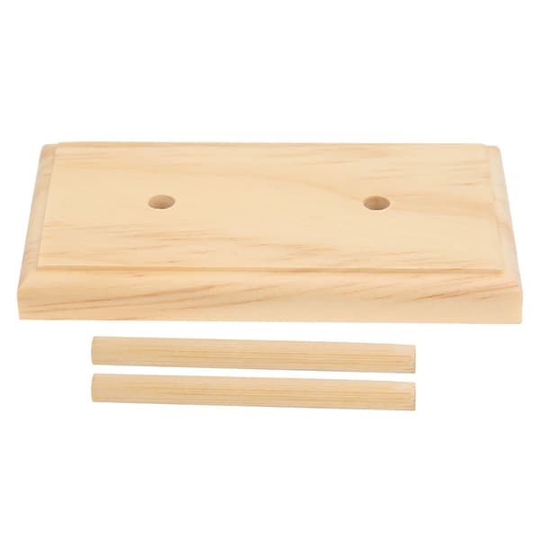 Broderi Sting Trådholder Tråd Spole Bobbin Rack Organizer med 2 Skaft
