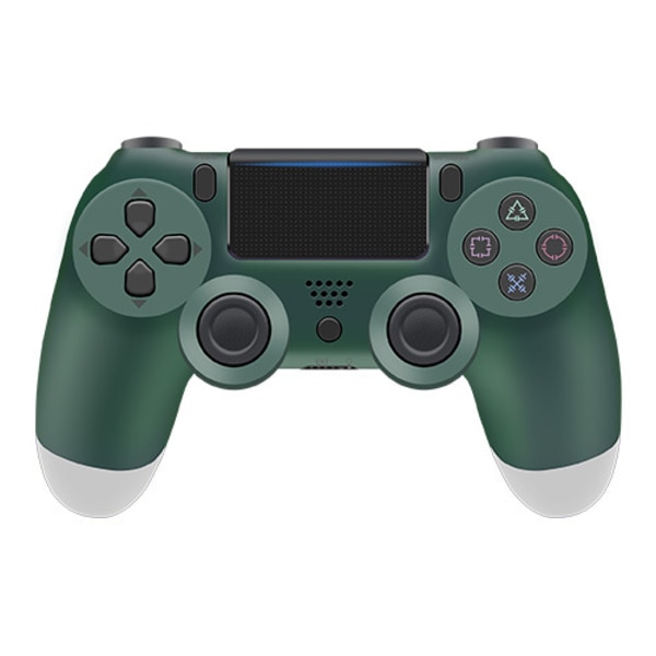 PS4 Langaton Bluetooth 4.0 Värähtelevä Peliohjain Valoilla Green