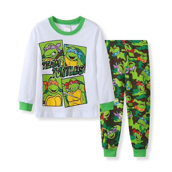 2024 Nya Toddler Boys Långärmade Mario Pyjamas Set PJs Bomulls Nattkläder Spädbarn Barn, Överraskning Jul Födelsedagspresent till Barn B 2Y/90cm