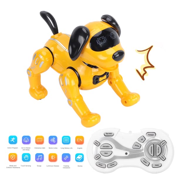 K11 RC Robot Hund Intelligent Leke Programmering Interaksjon med Musikk 8+ Barn Valpegåve