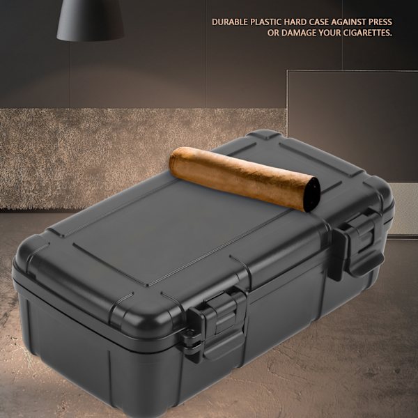 Dolfin Vandtæt Støvsikker Stødsikker Hjem Rejse Cigar Opbevarings Etui (#2)