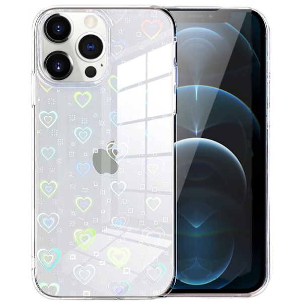 Kompatibel med iPhone 12 Pro Max Skal Laser Bling Glitter