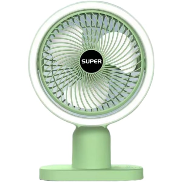 Campingventilator med LED-lanterne, genopladelig batteridrevet bærbar teltventilator, stille og stærk vind, perfekt udendørs USB-ventilator til Pi