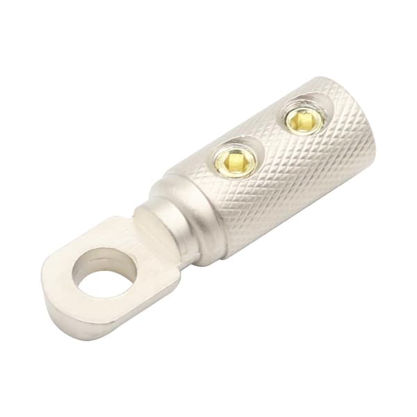 Kraftige 5/16 ringterminalstik til sikre strøm- og jordforbindelser, 2 stk., sort 8GA-5/16 Ring 2PCS