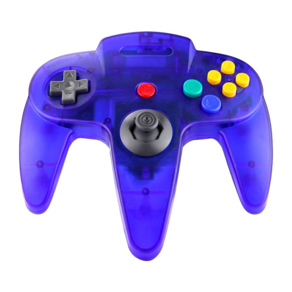 Klassisk USB kontroll för N64 Gaming, USB Retro N64 Gamepa Blue