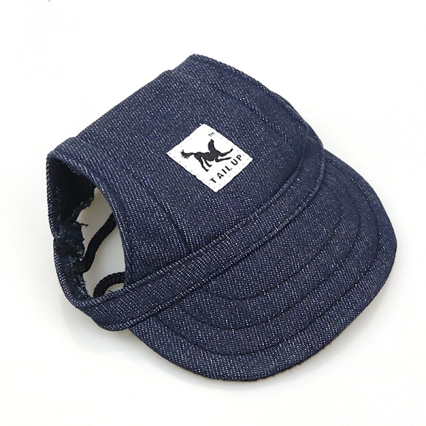 Liten husdjur sommar canvas keps hund baseball visir hatt valp utomhus solhatt keps