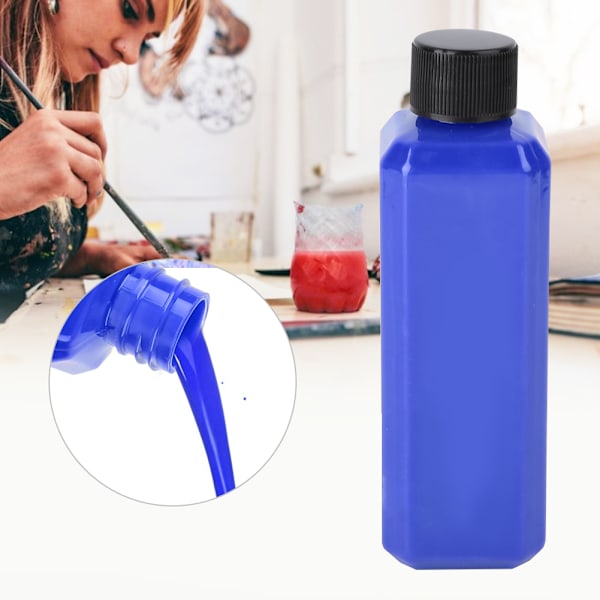 100 ml cellulär vätskemålnings pigmentflaska paket barn DIY vätskepigment (safirblå)