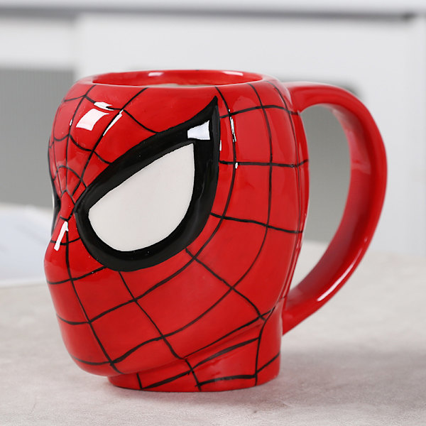 Avengers Keramisk Krus Spider-Man Hulk Thor Iron Man Superman Keramisk Kaffe Krus Spider-Man