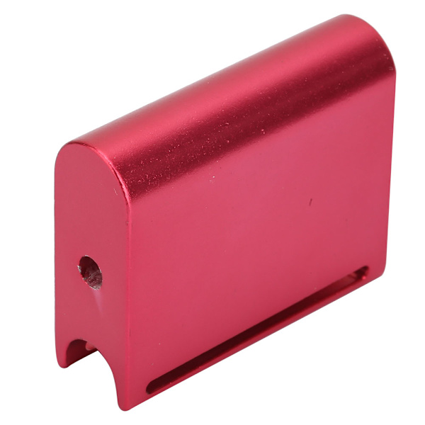 Aluminiumlegering Läderkant Slicker Polerare DIY Läderhantverk Trimning Poleringsverktyg (Röd)