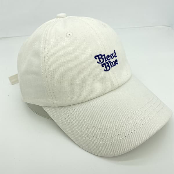 Hat Damer Retro Værktøjsstil Brevbroderi Casual Fash Grey