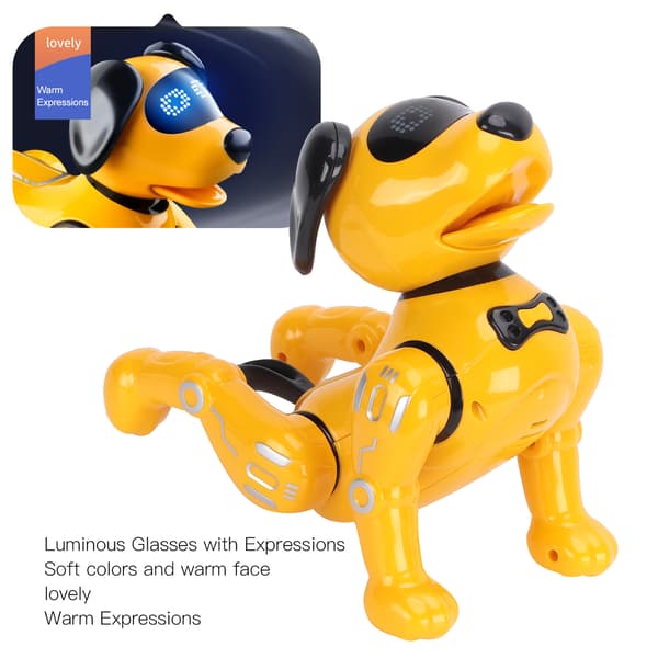 K11 RC Robot Hund Intelligent Leke Programmering Interaksjon med Musikk 8+ Barn Valpegåve
