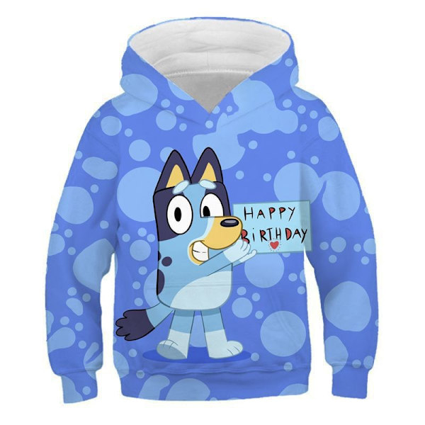 2024 Ny Blå Blå Blå Bingo Söt Pojkar Hoodie Realistisk 3D Tryckt Grafisk Huvtröja Flicka Dark blue 4XL