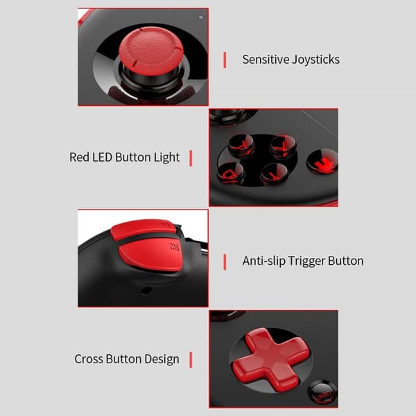 iPega PG-9087S Trådløs Konsoll BT Gamepad Kontroller Utvid