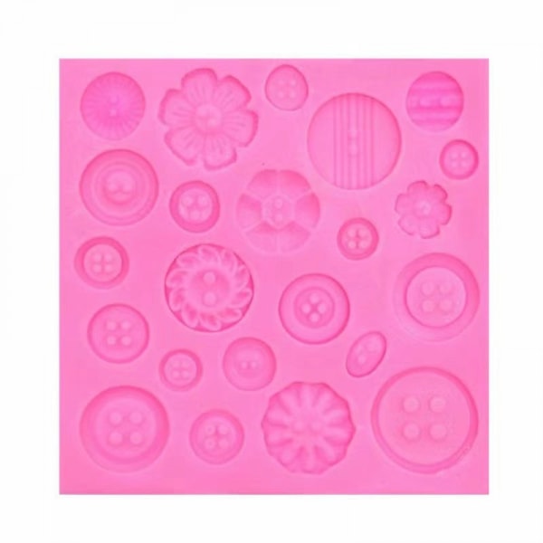 Knap Fondant Siliciumform Til Diy Chokolade Slik Pudding Cupcake Kage Topper Dekoration Desserter Gelé,Pink