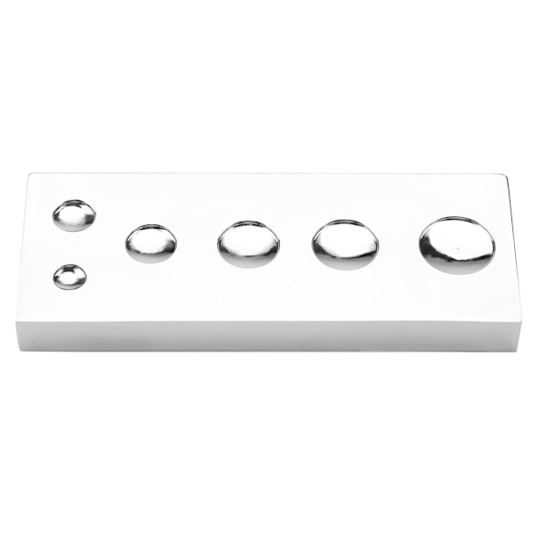 6 Hullers Snap Nitte Fastener Knapper Holder Montering Base Installationsværktøj til Læderhåndværk