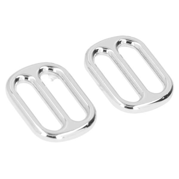 Justerbart spänne med pläteringsprocess DIY matchande fint utförande bärbar metallspänne silver