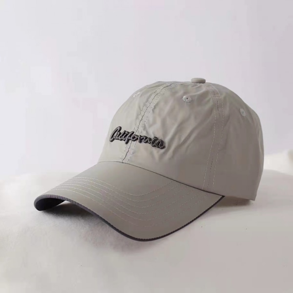 Hatt Snabbtorkande Broderade Bokstäver Justerbar Herr Och Wo Grey
