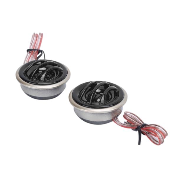 Parhögtalare för bil, Mini Tweeter 130W Max 20W RMS 4Ω 12V Universal för Ljudsystem