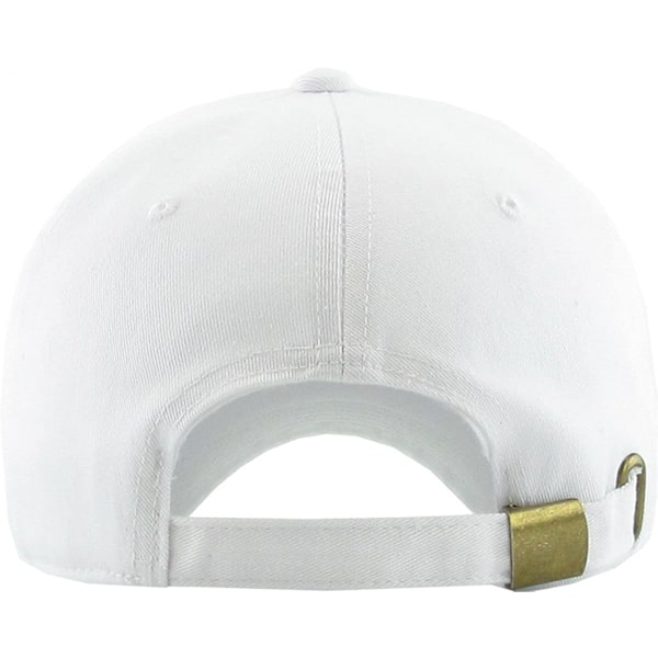Original Classic Low Profile Bomullskäpp Män Kvinnor Baseball C White