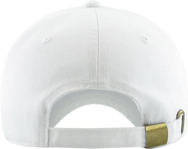 Original Klassisk Lav Profil Bomullshatt Menn Kvinner Baseball C White