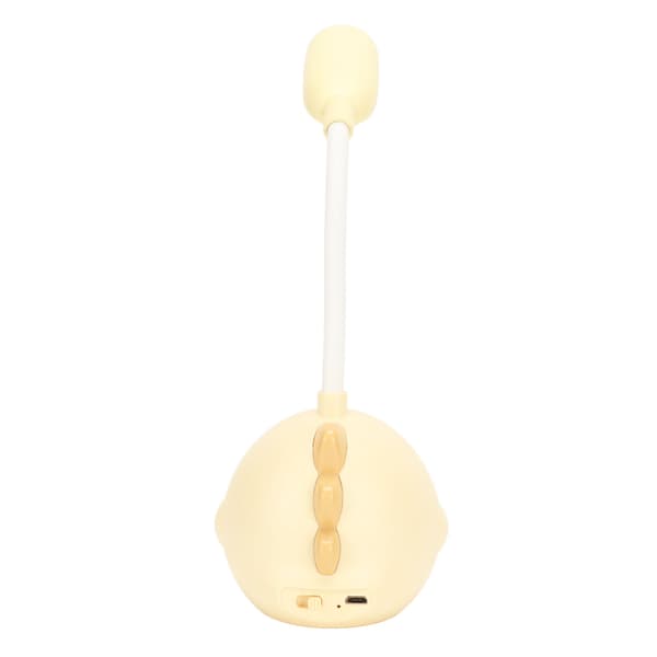 LED Liten Skrivebordslampe Mykt Lys Øyebeskyttelse Student Barn Studerelampe for Skrivebord Soverom Sengeside Sovesal Gul