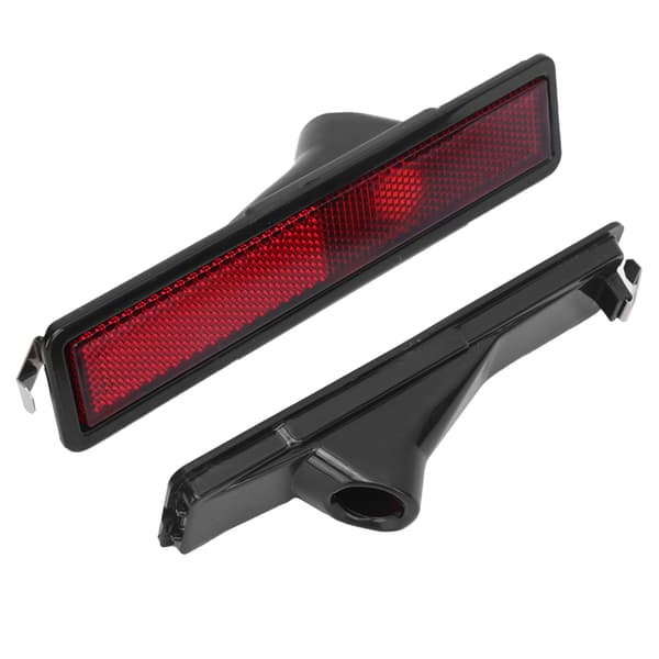 2 stk. Front Side Marker Lysdeksel Linse 63141377849 Erstatning for E30 E32 E34 318i 325i 525i 735i Rød