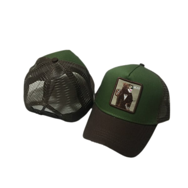 Animalformad broderad basebollkeps mode personlighet hej B