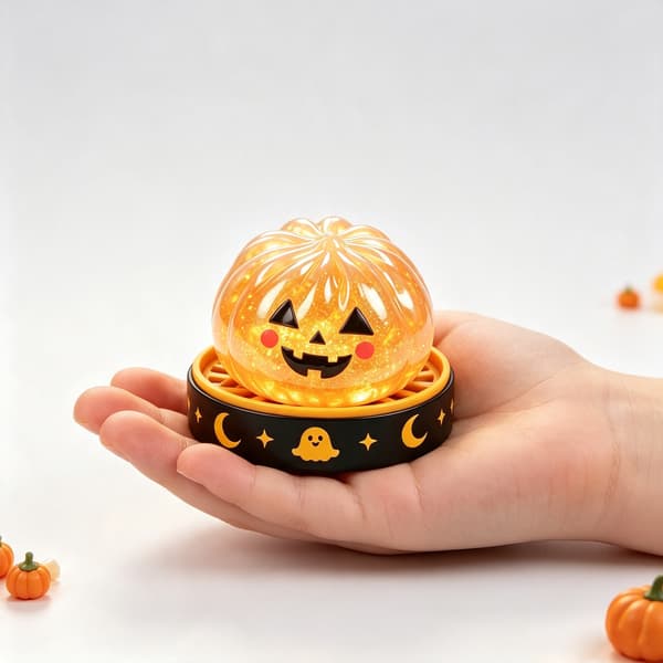 Halloween Jack-O-Lantern Maltose Squishy Klemmelegetøj Stresslindrende Gaver Jack Pumpkin