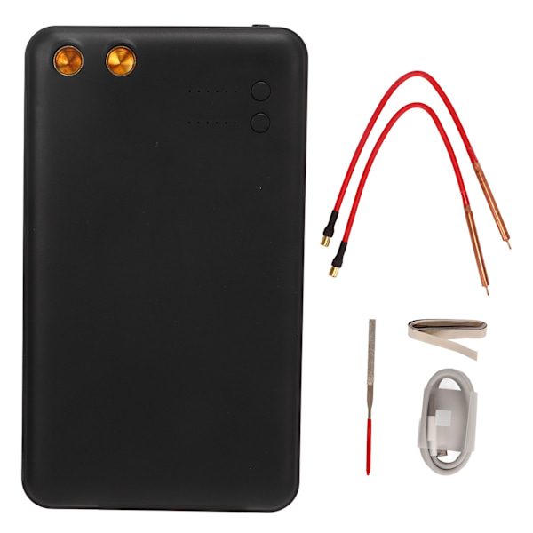 Bærbar punktsvejser med 6 niveauer justerbar temperaturkontrolbeskyttelse Integreret 6000MAH Mini punktsvejser til batterier