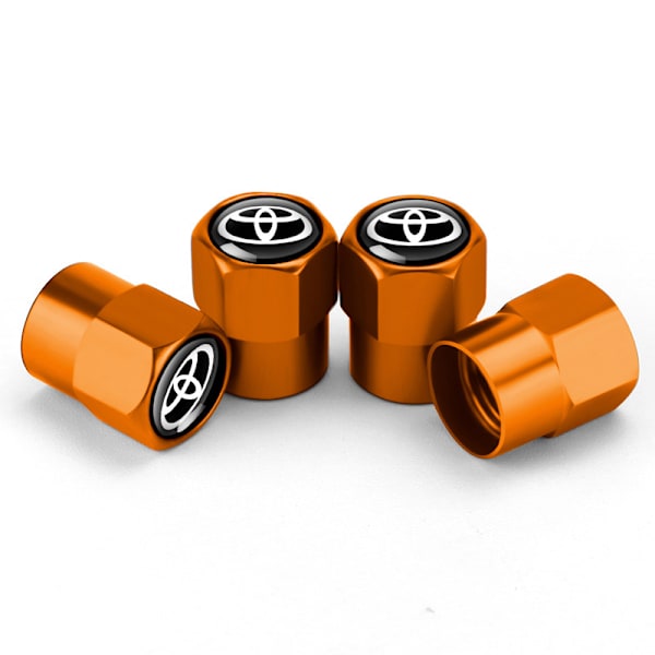Sopii Toyota Camry Corolla Ralink New Highlander RAV4 Reiz -venttiilihattu rengasventtiilihattu (kulta [2 sarjaa 8])