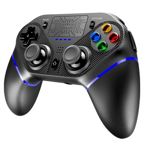 Trådlös handkontroll för PS4, PlayStation 4 Gamepad Joystick Black