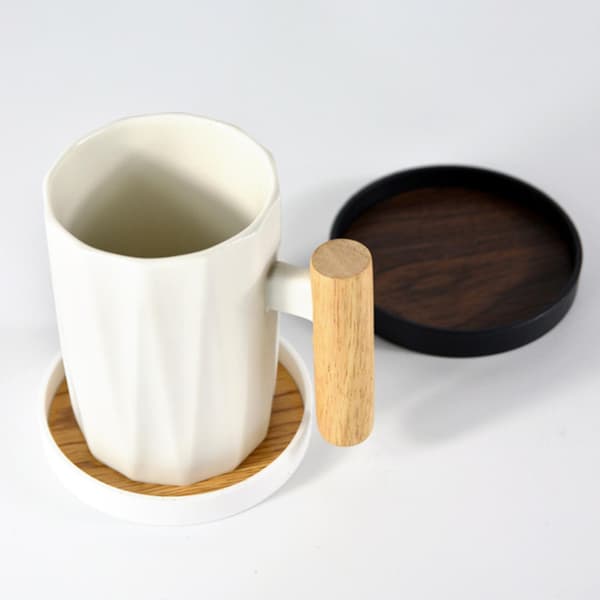 Varmeisolert Koppbrikke Minimalistisk Stil Rund Pvc Te C