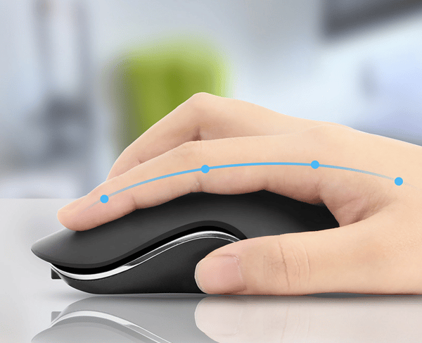 Bluetooth Dual Mode Trådløs Mus Opladning Støjsvag Computer