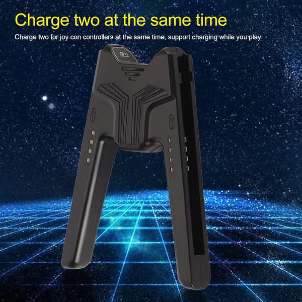 Universal Joycon Laddningsgrepp för Nintendo Switch, PENJOY Switch Controllerhållare för Switch Joy Con och tredjepartskontroller White