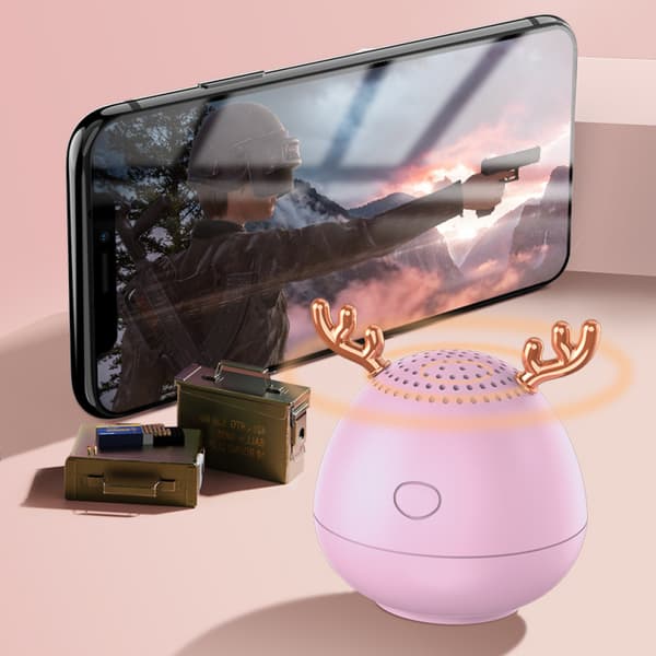 Liten Bluetooth-høyttaler, Mini Bærbar Trådløs Høyttaler, Pu