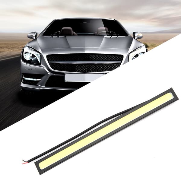 Universal Bil COB LED Dagsljus DRL Dimljus (Vit)