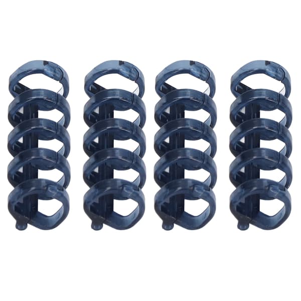 20 stk. Bindingsringer Segmentert Design Hold 60 Ark 11mm Bindings Tykkelse Kontorrekvisita Blå