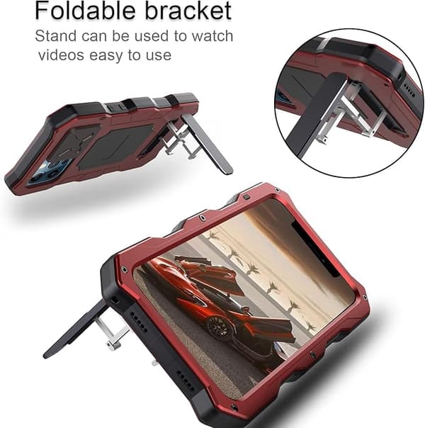 Kompatibel med iPhone 12 Pro Max Vanntett Metall Deksel, Bui