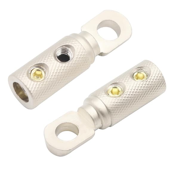 Kraftige 5/16\" ringterminalstik til sikre strøm- og jordforbindelser, 4 stk., sort 8GA-5/16 Ring 4PCS