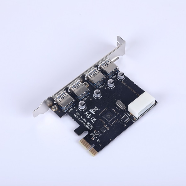 3.0 PCI-E til USB-udvidelseskort indbygget desktop-adapterkort 4-ports højhastigheds 3.0USB