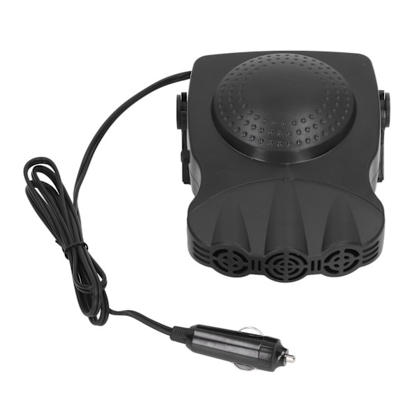 Dobbelttilstands Bilvarmer 360° Drejelig 150W ABS Bærbar Bilrudesafrimmer Afdugter 12V 12.5A 24V 9A