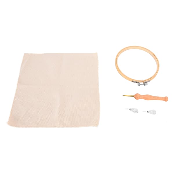 Punch Needle Kit Premium Material Lett å Holde Praktisk Høy Holdbarhet Broderinål Kit