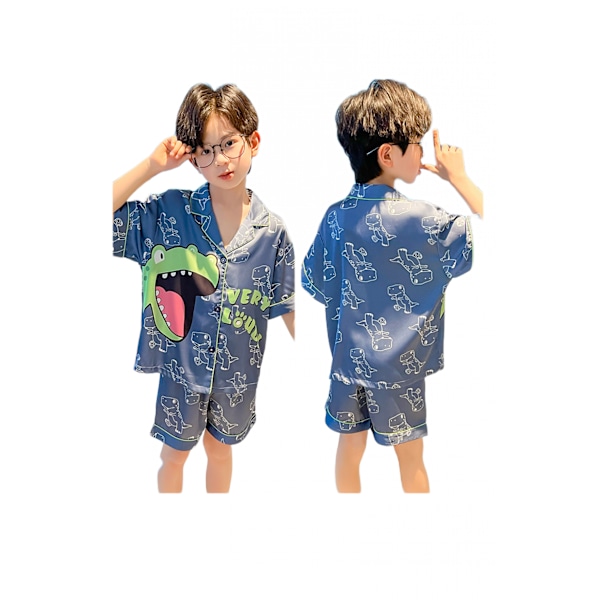 Toddler Boy 100% Bomuld 2-delt Pyjamassæt L