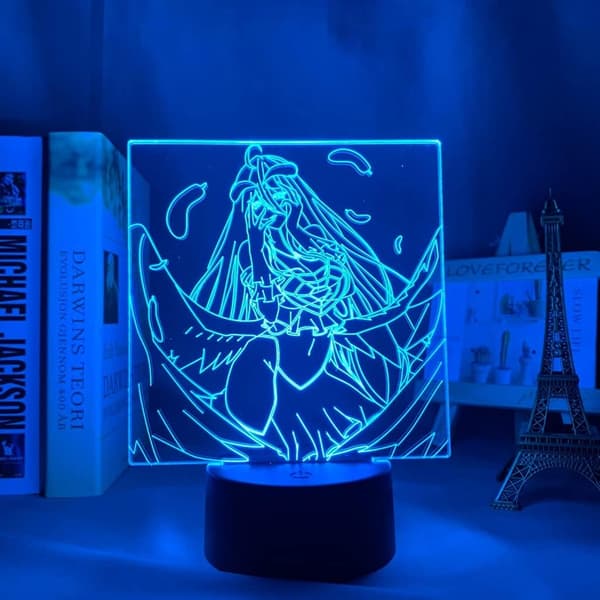 3D LED Natlampe Anime Overlord til Soveværelsesindretning Lys Ma