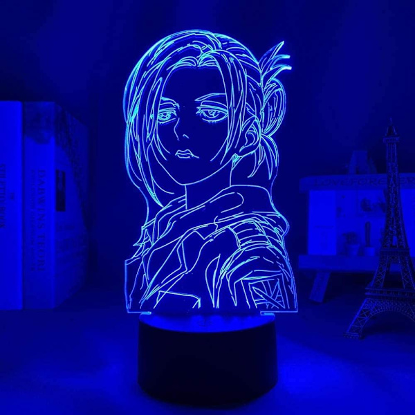 Attack on Titan 3D Anime Lamp Natt Levi Ackerman Illusion N