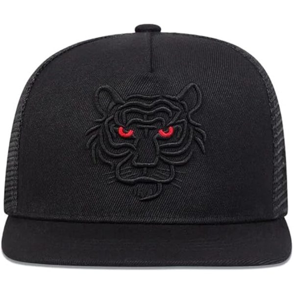 Baseballkeps i bomull med broderi, basebollkeps för män och kvinnor, snapback-kepsar, sommarkepsar, unisex hiphop-kepsar Black