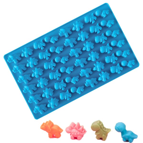 Isform av silikon med 48 dinosauriefigurer, chokladform