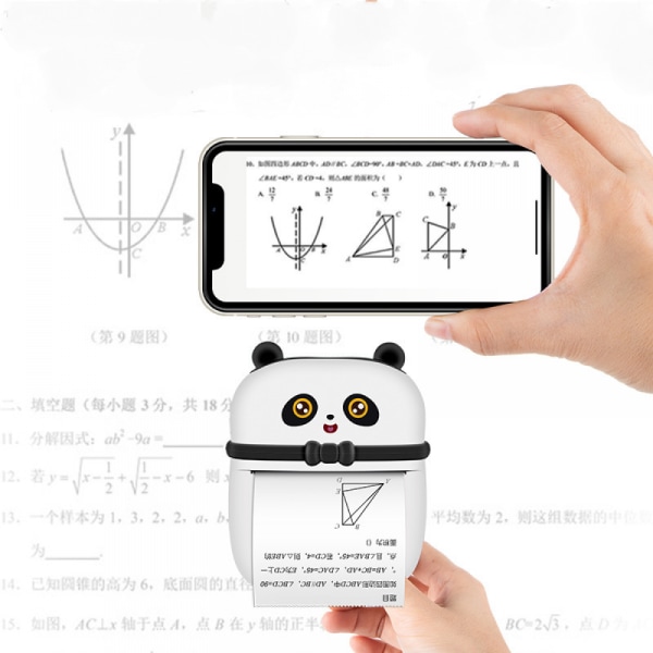 Mini fickprinter, presenter för barn, bärbar termisk utskrift